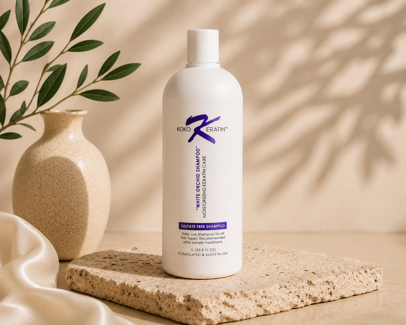 White Orchid Keratin Shampoo & Conditioner